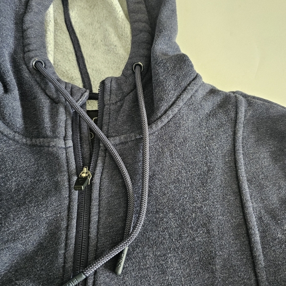 Figs Full Zip Hoodie Womens Medium Surgical Blue Comfort Medical Nurse - Picture 3 of 7